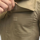 Мужская крепкая Рубашка Combat RipStop с сетчатыми вставками койот размер S - изображение 6