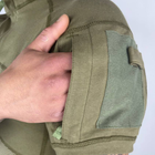 Чоловічий Убакс Han Wild з короткими рукавами та кишенями / Міцна статутна Сорочка олива розмір XL - зображення 5