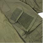 Хлопковый мужской Убакс с отсеками для Налокотников / Уставная рубашка олива размер L - изображение 4