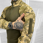 Мужской крепкий Убакс с высоким воротником на молнии / Плотная рубашка рип-стоп пиксель размер S - изображение 3