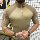 Мужской Убакс Single Sword с короткими рукавами и карманами / Прочная уставная Рубашка Coolmax койот размер M - изображение 3