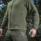 Мужская флисовая Кофта M-Tac Nord Fleece Polartec с усиленными вставками / Флиска олива размер S - изображение 7