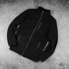 Чоловіча флісова Кофта Pobedov Vira V2 з кишенями / Фліска чорна розмір XL - зображення 1