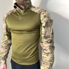 Мужской Убакс ASDAQ с липучками под шевроны / Прочная уставная Рубашка рип-стоп мультикам размер M - изображение 2