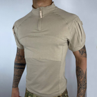 Мужской Убакс Han Wild с короткими рукавами и карманами / Прочная уставная Рубашка койот размер XL - изображение 2