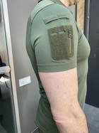 Поло тактическое Bikatex, цвет Олива, размер XL, с липучками для шевронов на рукавах, футболка тактическая - изображение 5