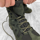 Мужская кожаная Ботинки Троя на резиновой подошве / Легкие Берцы олива размер 44 - изображение 2