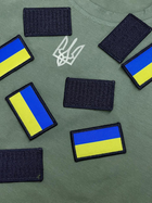 Шеврон на липучках Флаг Украины / Вышитая нашивка на одежду - изображение 5
