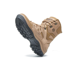 Универсальные кожаные Берцы с мембраной / Демисезонные Ботинки на двухкомпонентной подошве койот размер 48 - изображение 4