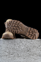 Легкие Мужские Ботинки с 3D сеткой и треккинговой подошвой / Кожаные Берцы койот размер 43 - изображение 3