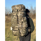 Військовий рюкзак 100 літрів рюкзак тактичний VA T-13 піксель - зображення 5