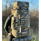 Военный рюкзак 100 литров рюкзак тактический VA T-13 пиксель - изображение 6