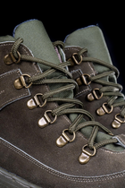Легкие Мужские Ботинки с 3D сеткой и треккинговой подошвой / Кожаные Берцы олива размер 44 - изображение 4