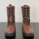 Высокие Летние Ботинки Ястреб коричневые / Легкие Кожаные Берцы размер 39 - изображение 6