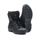 Универсальные кожаные Берцы с мембраной / Летние Ботинки на двухкомпонентной подошве черные размер 43 - изображение 7