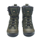 Универсальные кожаные Берцы с мембраной / Демисезонные Ботинки на двухкомпонентной подошве олива размер 44 - изображение 3
