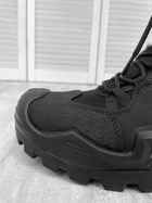 Водонепроникні чоловічі черевики з натуральної шкіри / Зносостійке взуття у чорному кольорі розмір 45 - зображення 3