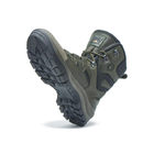 Универсальные кожаные Берцы с мембраной / Демисезонные Ботинки на двухкомпонентной подошве олива размер 45 - изображение 7