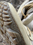Мужские Кожаные Ботинки с мембраной на резиновой подошве / Демисезонные Берцы койот размер 40 - изображение 8