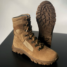 Утепленные Берцы из натуральной кожи / Зимние ботинки с подкладкой Airtex в цвете койот размер 48 - изображение 1