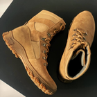 Утеплені Берці з натуральної шкіри / Зимові черевики з підкладкою Airtex у кольорі койот розмір 48 - зображення 4