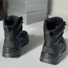 Универсальные зимние Ботинки ОТАМАН с ортопедической стелькой и протекторной подошвой / Нубуковые Берцы черные - изображение 4