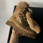 Утепленные Берцы из натуральной кожи / Зимние ботинки с подкладкой Airtex в цвете койот размер 48 - изображение 6