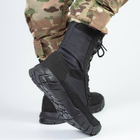 Высокие мужские Ботинки с вентиляционными отверстиями / Легкие Берцы черные размер 40 - изображение 6