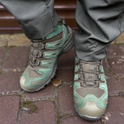 Мужские демисезонные Ботинки Alpin-Pro с ортопедической стелькой / Кожаные Берцы олива размер 43 - изображение 1