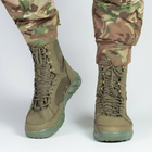 Высокие мужские Ботинки с вентиляционными отверстиями / Легкие Берцы олива размер 44 - изображение 2