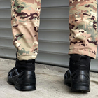 Демисезонные мужские Ботинки Single Sword с мембраной / Нубуковые водонепроницаемые Берцы черные размер 43 - изображение 4