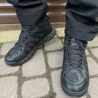 Мужские демисезонные Ботинки Call Dragon с ортопедической стелькой / Водонепроницаемые кожаные Берцы черные - изображение 1