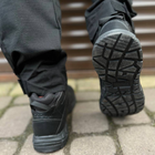 Мужские демисезонные Ботинки Call Dragon с ортопедической стелькой / Водонепроницаемые кожаные Берцы черные - изображение 4