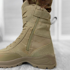 Мужские всесезонные Ботинки 5.11 Boot Desert с нейлоновыми вставками / Водостойкие замшевые Берцы койот размер - изображение 4