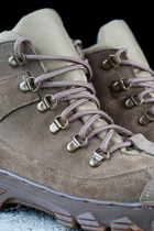 Легкие Мужские Ботинки с 3D сеткой и треккинговой подошвой / Кожаные Берцы койот размер 40 - изображение 4