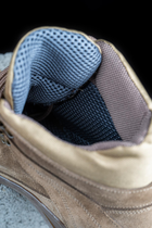 Легкие Мужские Ботинки с 3D сеткой и треккинговой подошвой / Кожаные Берцы койот размер 40 - изображение 6