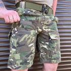 Мужские крепкие Шорты с накладными карманами рип-стоп темный мультикам размер S - изображение 2