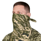 Легкая хлопковая Бандана на голову CamoTec / Плотный многофункциональный Платок пиксель размер 60х60см - изображение 4
