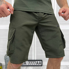 Мужские крепкие Шорты 5.11 с накладными карманами олива размер S - изображение 4