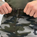 Чоловічі бавовняні Шорти із накладними кишенями сірий мультикам розмір XL - зображення 4