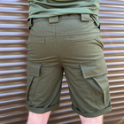 Мужские крепкие Шорты с накладными карманами рип-стоп хаки размер L - изображение 4