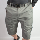 Мужские крепкие Шорты S.Archon с накладными карманами рип-стоп серые размер 2XL - изображение 1