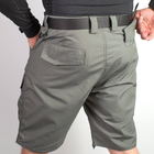 Мужские крепкие Шорты S.Archon с накладными карманами рип-стоп серые размер 2XL - изображение 6