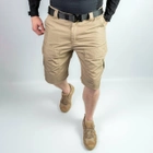 Мужские крепкие Шорты S.Archon с накладными карманами рип-стоп койот размер 3XL - изображение 1
