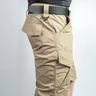 Мужские крепкие Шорты S.Archon с накладными карманами рип-стоп койот размер 2XL - изображение 4
