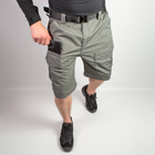 Мужские крепкие Шорты S.Archon с накладными карманами рип-стоп серые размер M - изображение 3