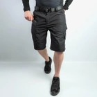Мужские крепкие Шорты S.Archon с накладными карманами рип-стоп черные размер 3XL - изображение 2