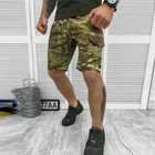 Мужские крепкие Шорты с накладными карманами и поясом на резинке реп-стоп мультикам размер 2XL - изображение 2