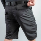 Мужские крепкие Шорты S.Archon с накладными карманами рип-стоп черные размер 2XL - изображение 7
