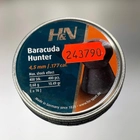 Пули пневматические H&N Baracuda Hunter кал. 4.5 мм, вес – 0.68 г, 400 шт/уп., точные пульки для охоты - изображение 1